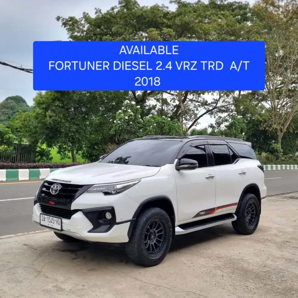 Toyota Fortuner Diesrl 2.4 VRZ TRD 4X4 A/T 2018