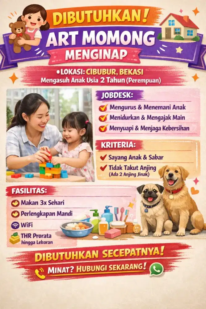 ART MOMONG anak usia 2 tahun