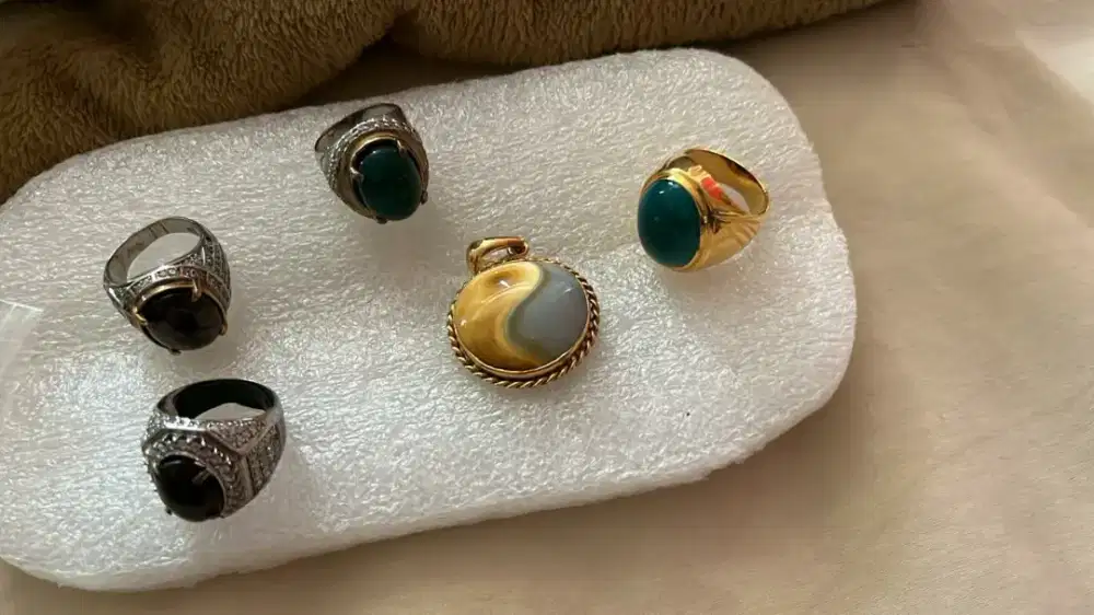 Cincin dg variasi batu