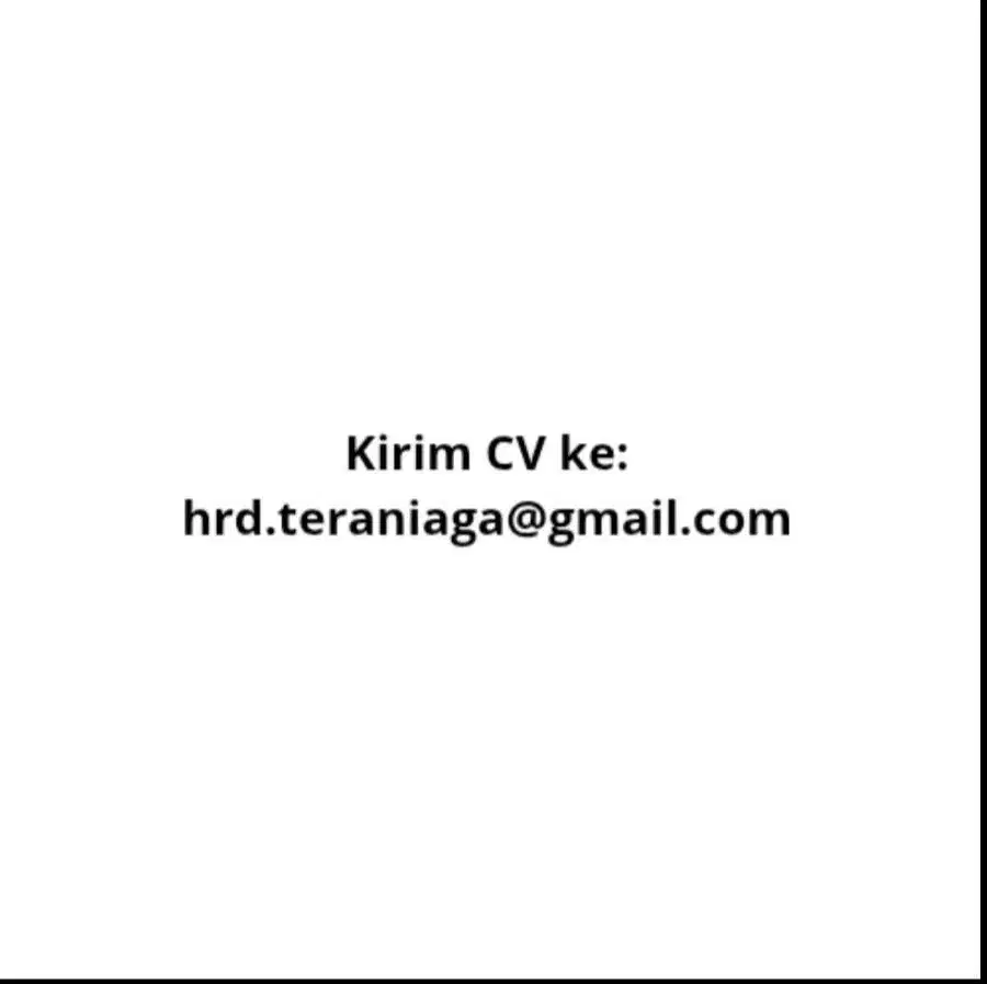 LOWONGAN KERJA STAFF GUDANG