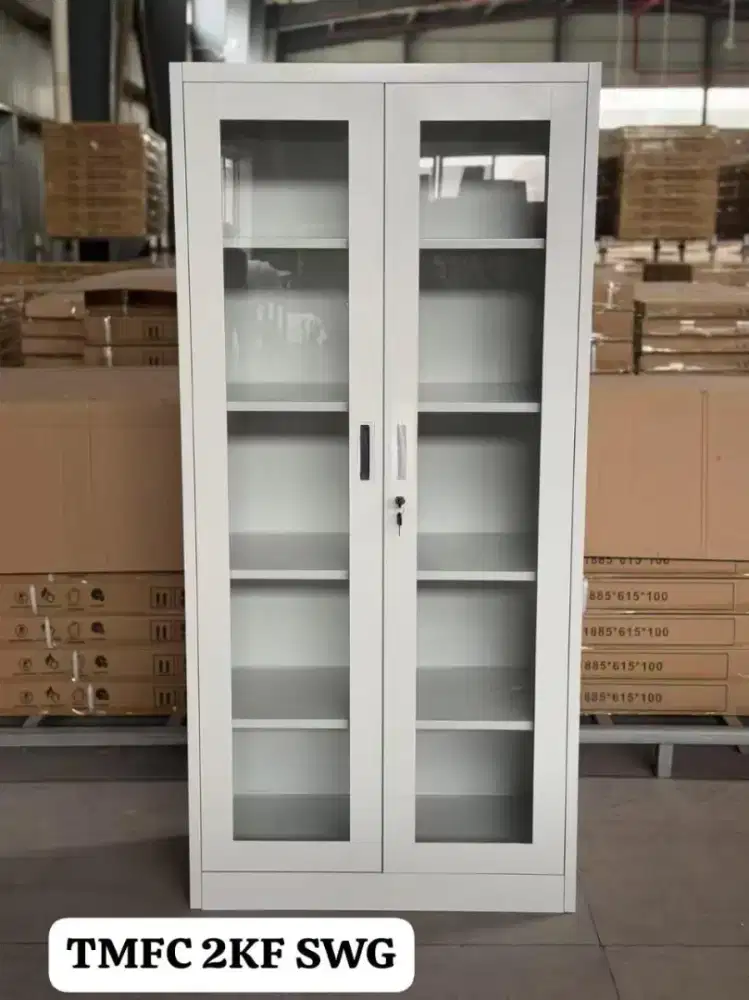 Lemari arsip 2 pintu plat besi