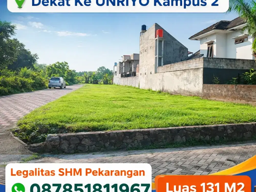 Tanah Maguwoharjo 3 menit dari  UNRIYO kampus 2