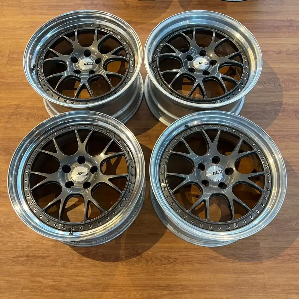 Original SSR MS3 Ring 19 5x114 5x112 Lebar 8.5-9.5 ET 35 Japan Jepang