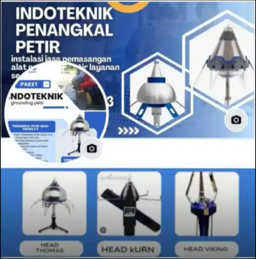 Ahli jasa pasang penangkal petir grounding mesin