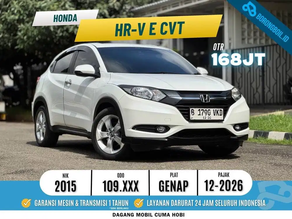 HRV E CVT 2015 Putih