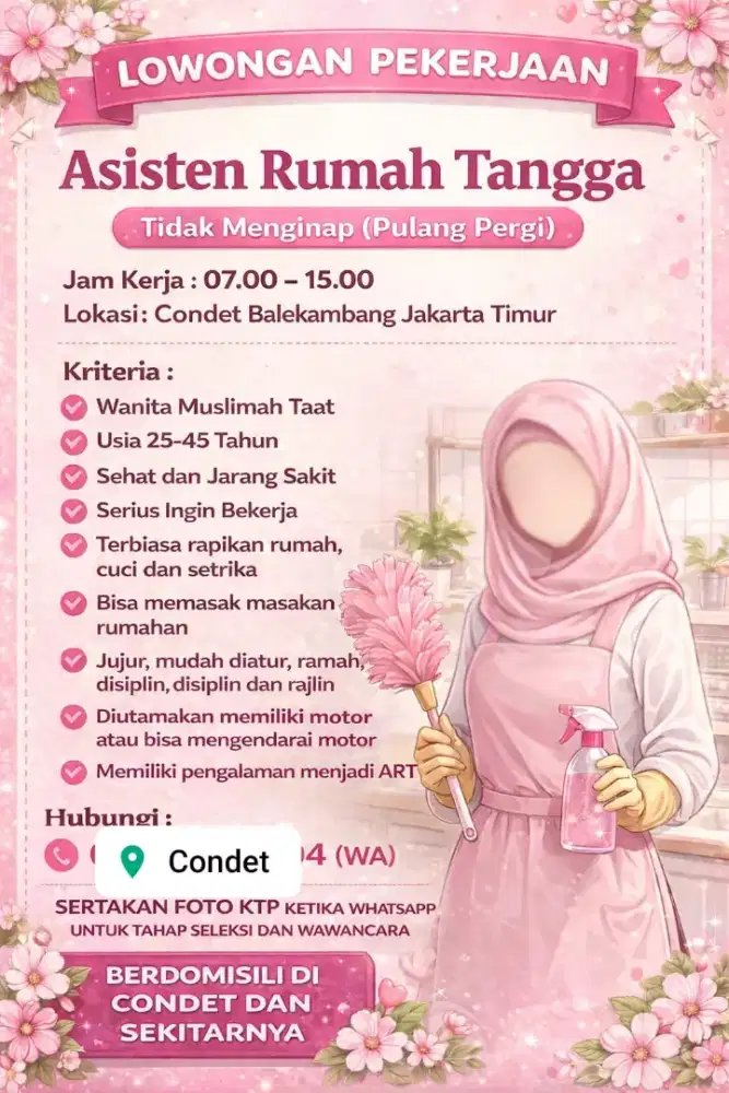 Loker art pulang pergi condet