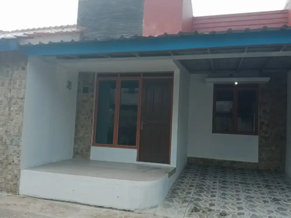 Dsewa rumah 27jt tahun net per 6 bln rumah baru lokasi kalimulya depok