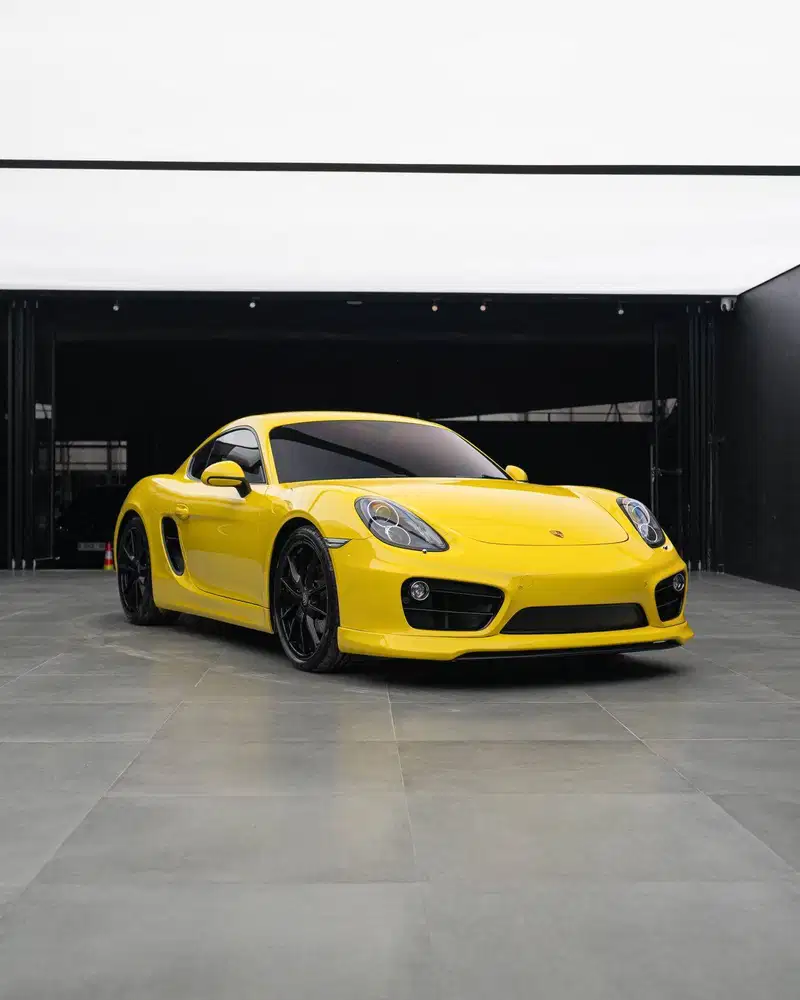 Porsche Cayman Full Options 981 2013 Yellow Kuning 2014 2012 Porsche