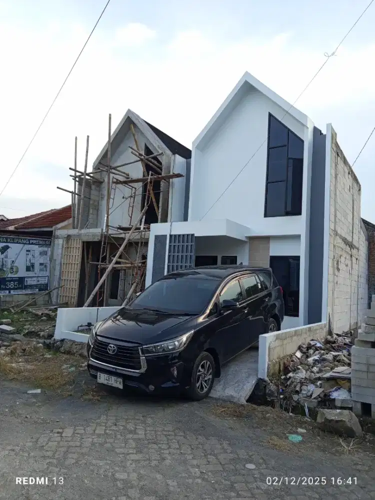 Rumah 2 lt siap pakai T50/60 cuma 385jt Klipang