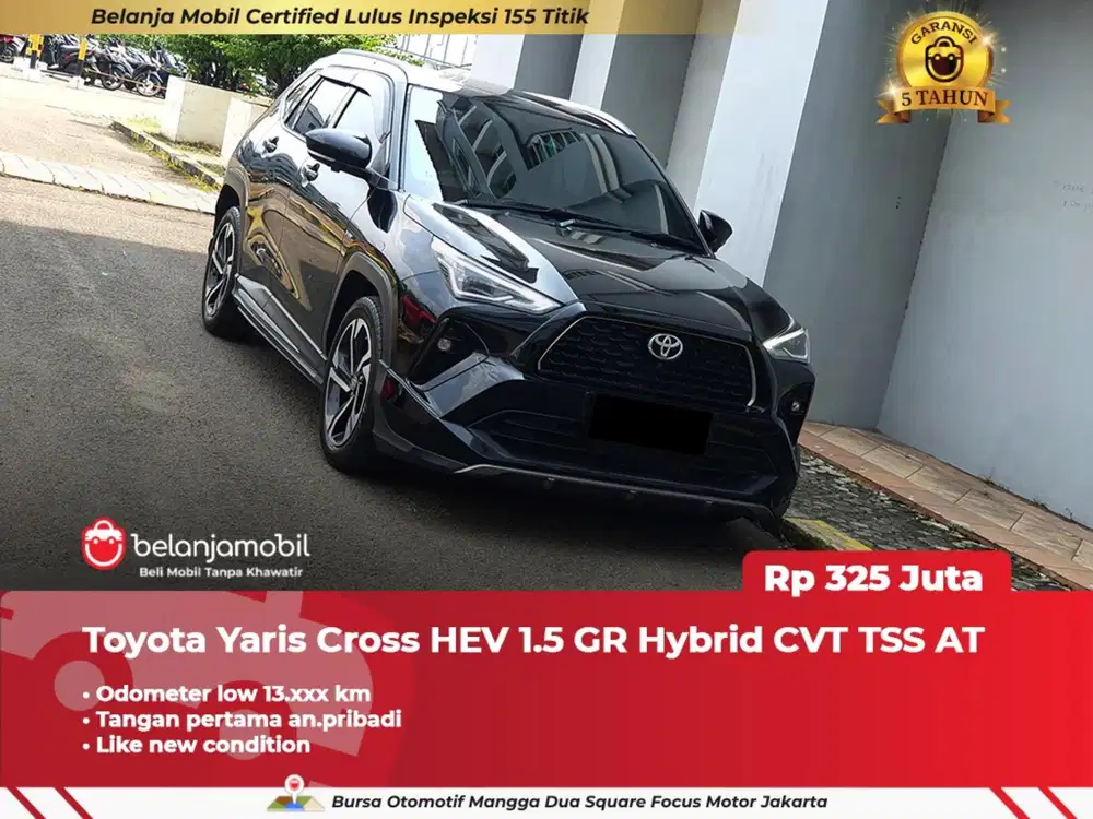 LOW KM 13RB !! TOYOTA YARIS CROSS GR HYBRID 2023 / 2024 HITAM