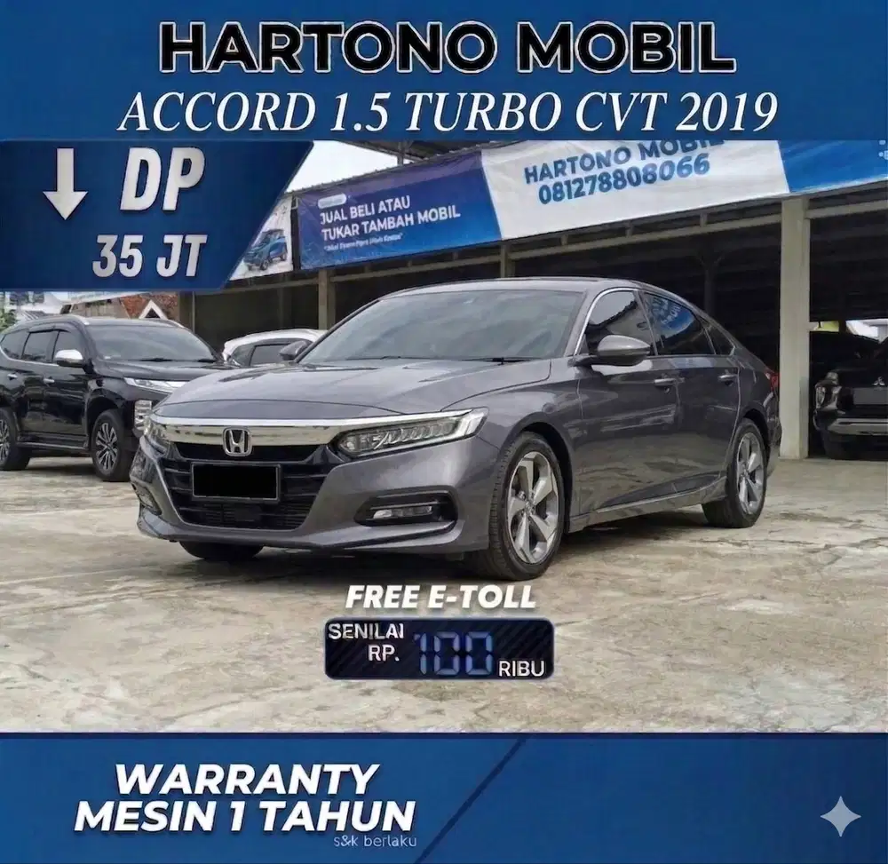 ACCORD 1.5 TURBO CVT 2019