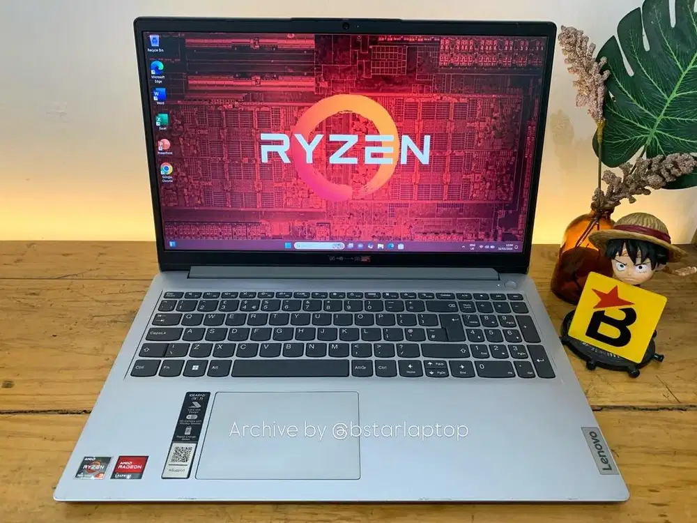 Laptop Lenovo Ideapad Slim 1 Ryzen 3 7320U SSD 256 Full HD Jernih Slim