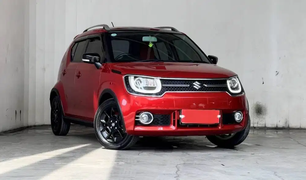 Suzuki Ignis 1.2 GX manual MT tahun 2018 warna Merah Bata / Orange
