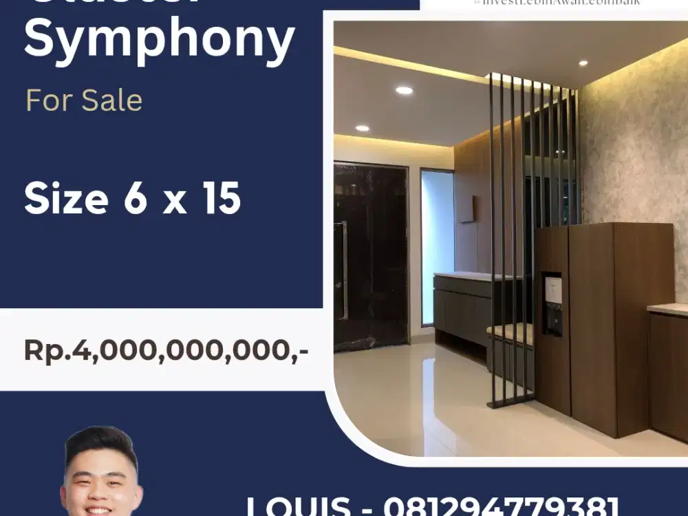 CLUSTER SYMPHONY GOLF ISLAND JUAL