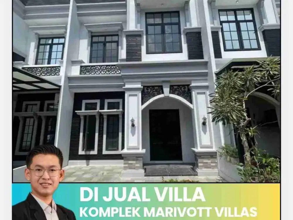 DIJUAL VILLA CANTIK DI KOMPLEK MARRIVOTT VILLAS - KARYA DAME