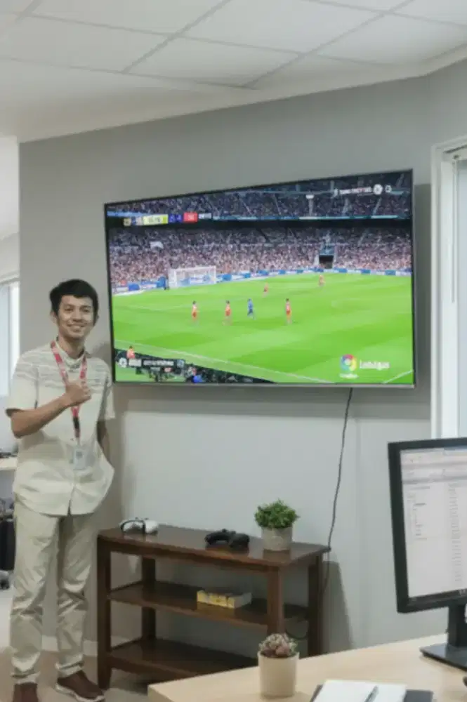 pasang serta jual bracket utk gantungan tv led lcd di tembok kuat aman