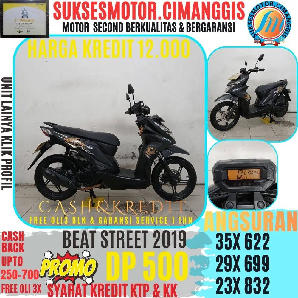 BEAT STREET TERMURAH CASHBACK UPTO700RIBUAN FREE OLI3X BERGARANSI