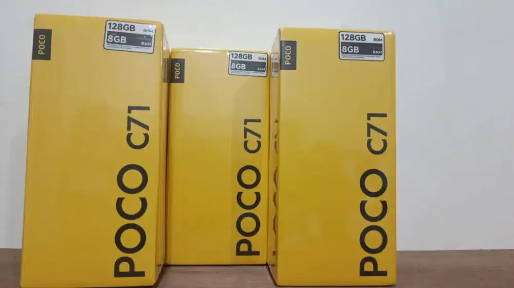 Poco C71 Ram 4+4/128 GB Garansi Resmi Cash&Kredit