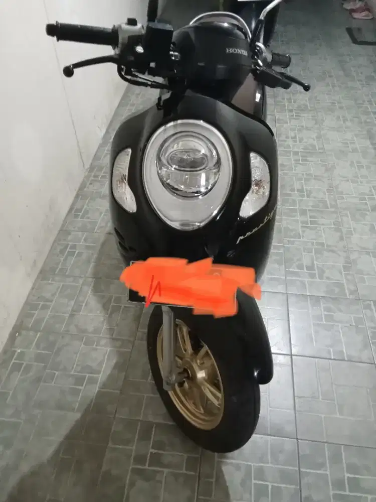 Scoopy 2021 prestige hitam glossy mulus km rendah