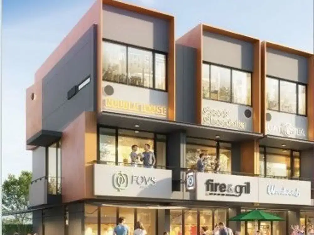 Harga TERMURAH SOHO PARK SERPONG Ruko Modern 3 Lantai Full Fitur – Alfresco & Backyard