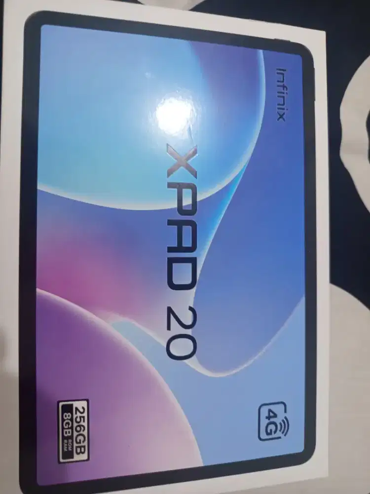 Tablet infinix xpad 20 sudah pakai kartu pakai dari baru