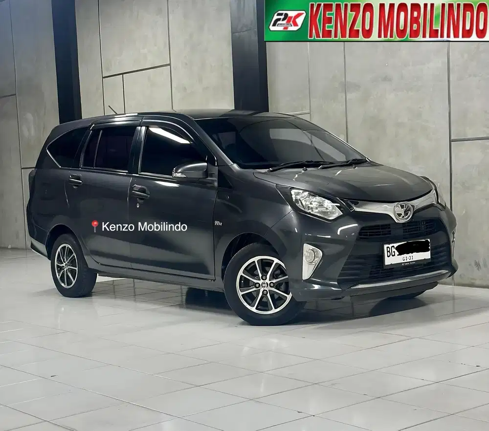 Calya 1,2 G AT 2017/2018 gray,km 90rb super istimewah dp 22jt