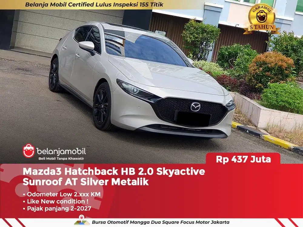 [ KM LOW 2RB ] Mazda 3 Mazda3 Hatchback HB 2.0 Facelift 2023/2024