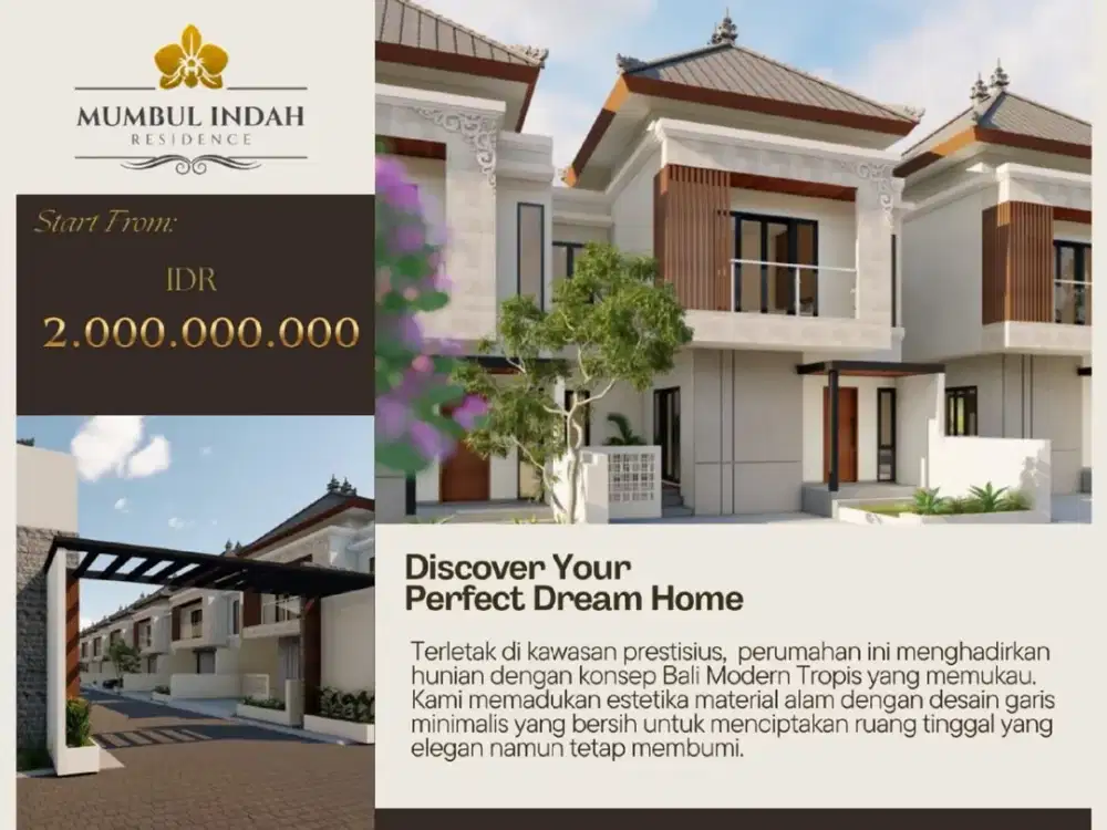 Project Rumah Hunian Modern di Mumbul Nusa Dua Dekat Tol