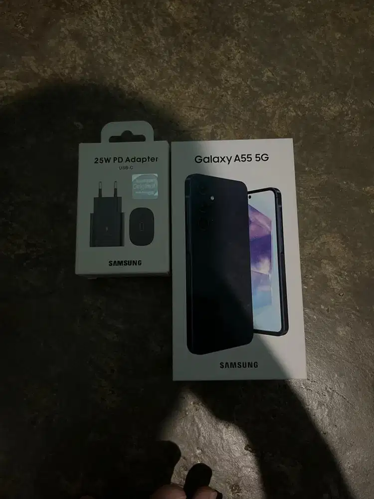 Samsung A55 5g 8/256 warna navy barang mulus tanpa kendala siap reset