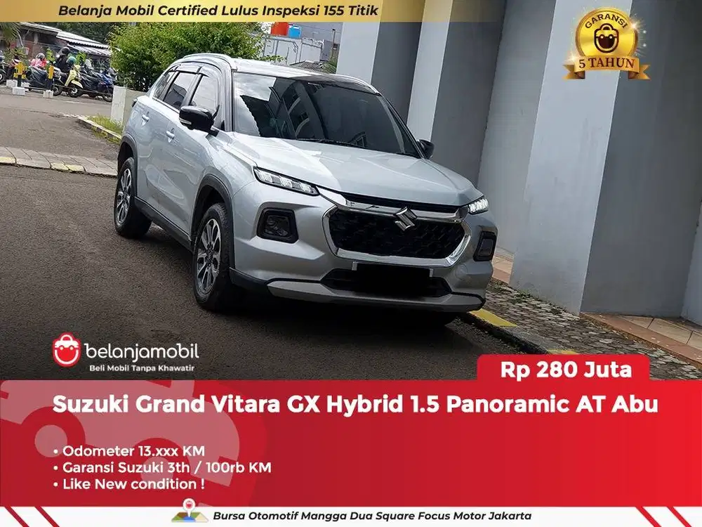 [ GARANSI 5TH ] Suzuki Grand Vitara GX Hyrbid 1.5 Panoramic 2024 2025