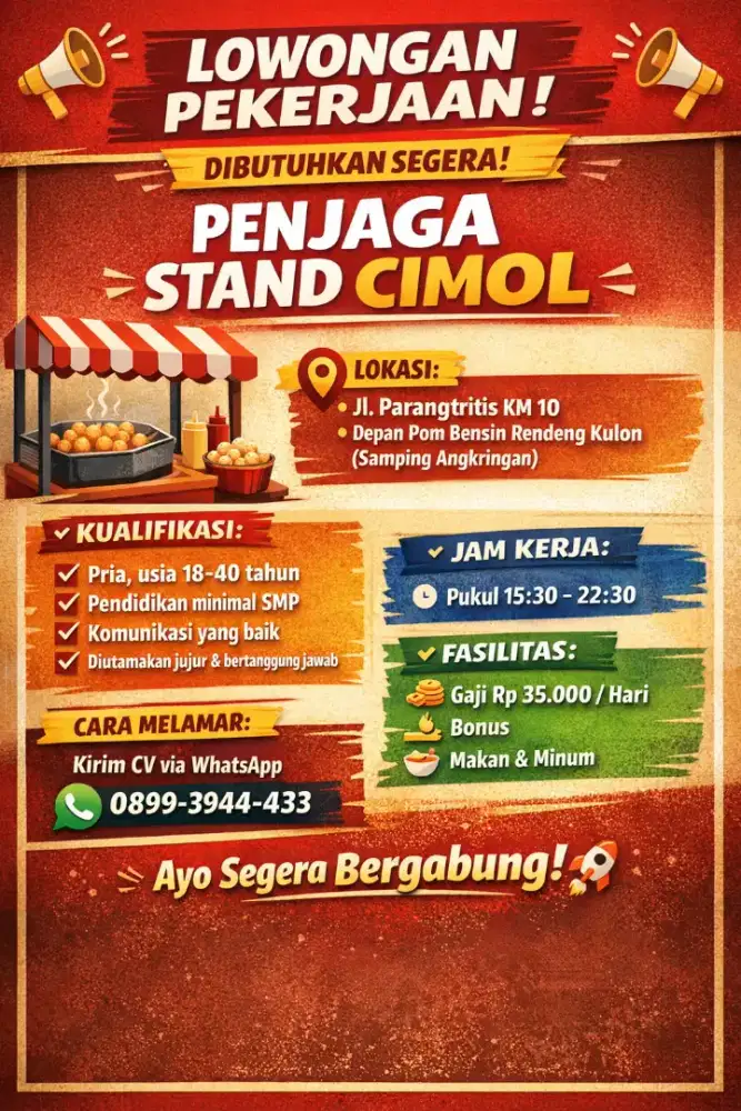 Jaga stand cimol