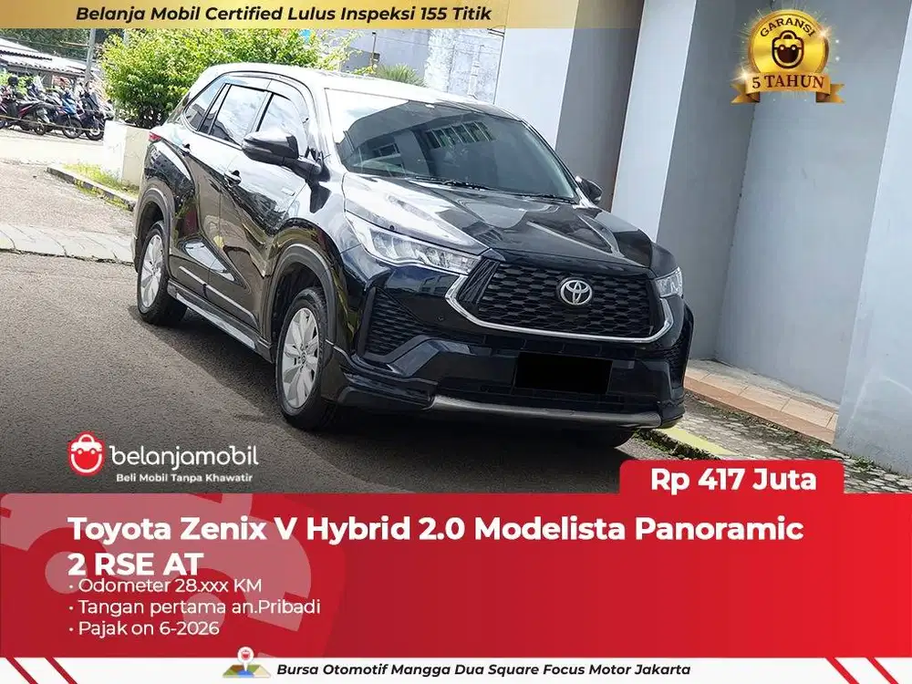 [ 2TV RSE ] Toyota Zenix V Hybrid 2.0 Modelista AT 2023 2024