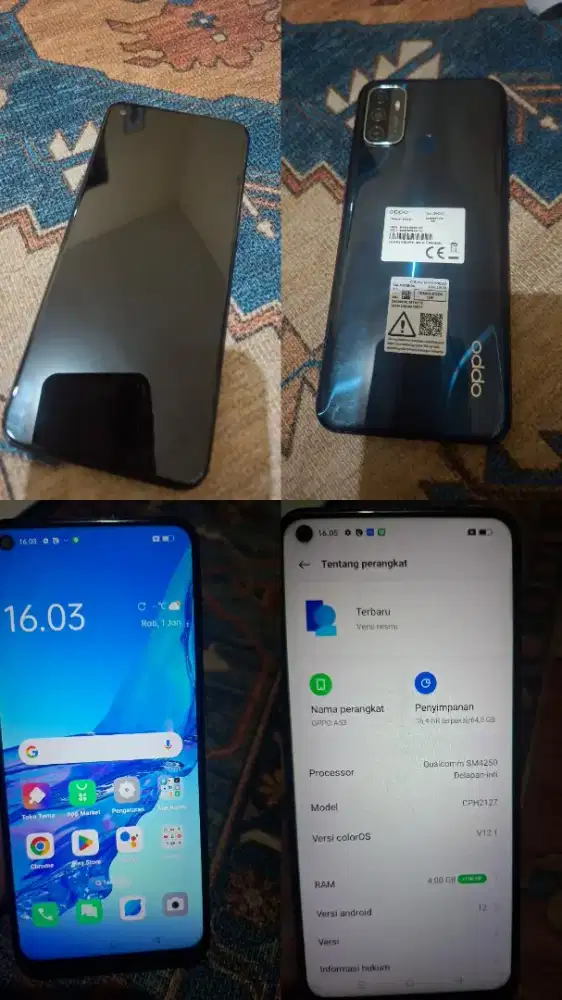 DIJUAL OPPO A53 4/64