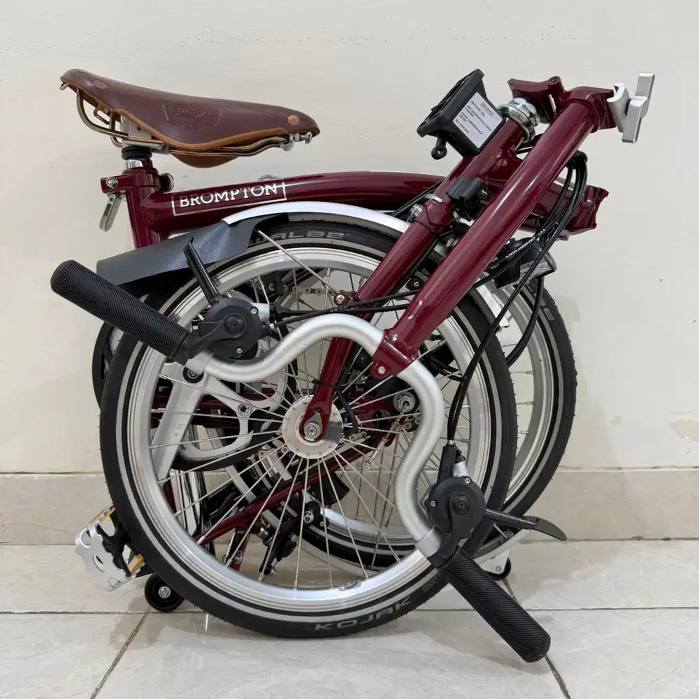 BROMPTON M6Ld OXBLOOD RED CLASSIC EDITION 2024 - LIKE NEW
