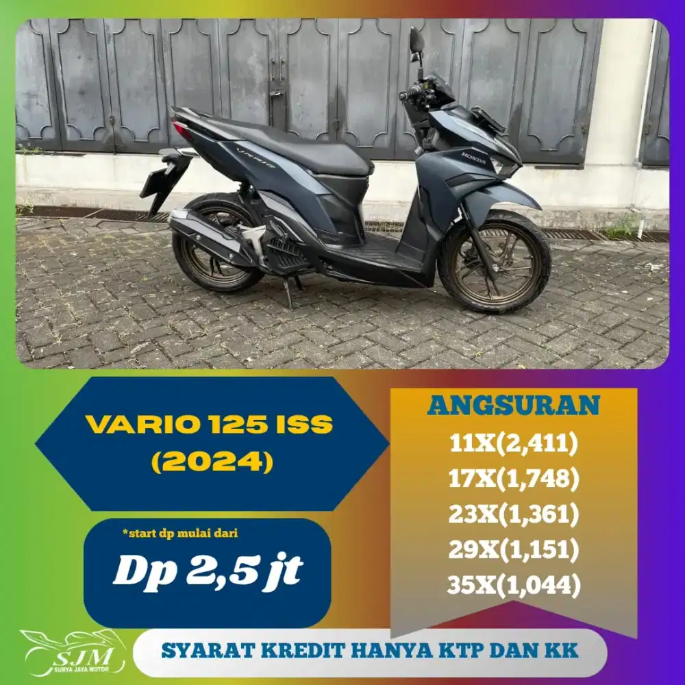 HONDA VARIO 125 CBS ISS 2024 CASH & KREDIT