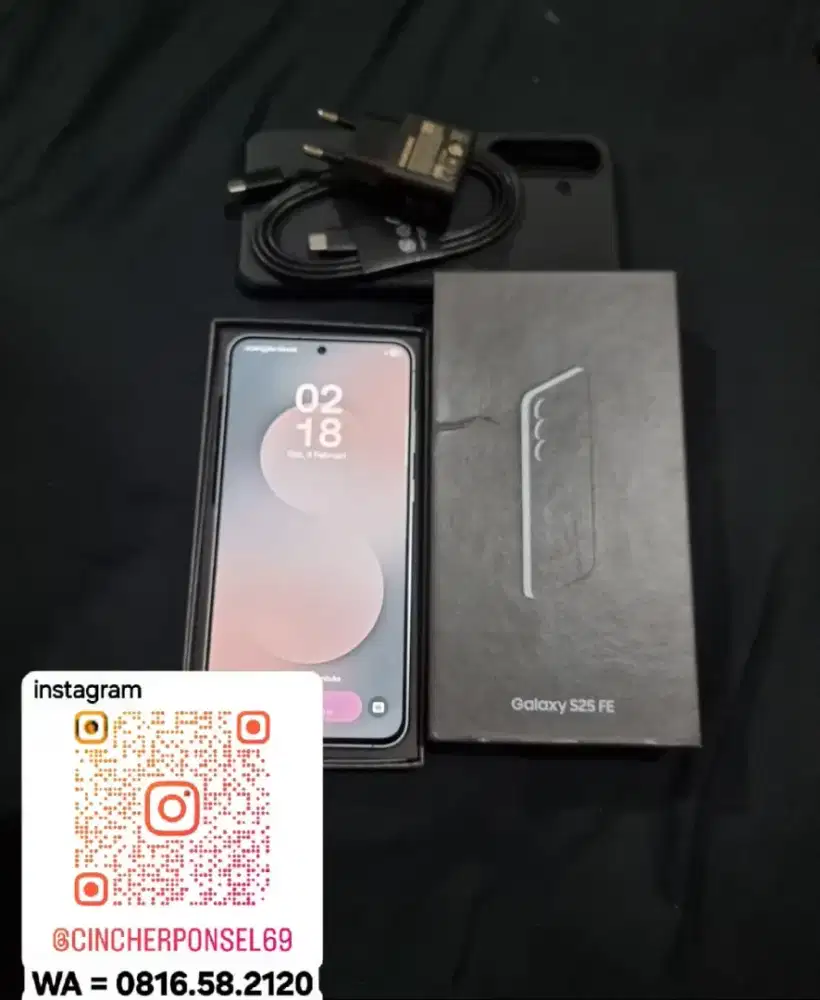 Jual hp bekas review SAMSUNG S25 fe 5g  istimewa likeNEW FREE adaptor