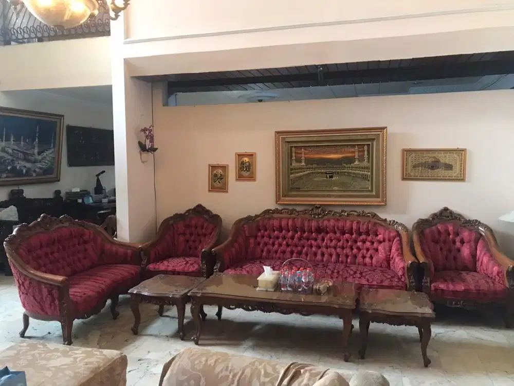 MURAH 1SET KURSI ANTIK JATI UKIR JEPARA