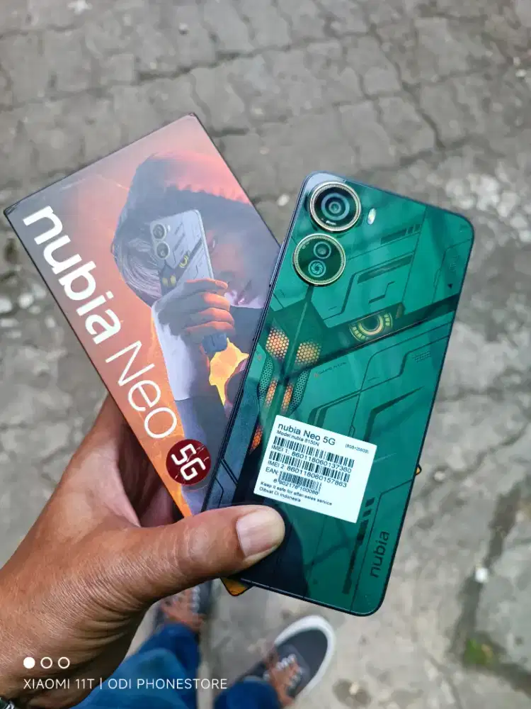 Nubia neo 5g 18/256 mulus dan lengkap