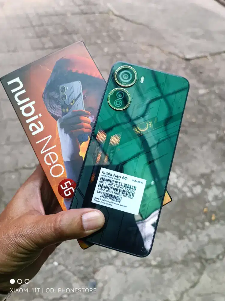 Nubia neo 5g 18/256 mulus dan lengkap