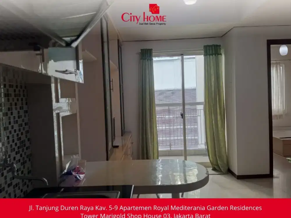 Sewa Apartemen Royal Mediterania Garden Residence Podomoro City Tipe 1BR Full Furnished
