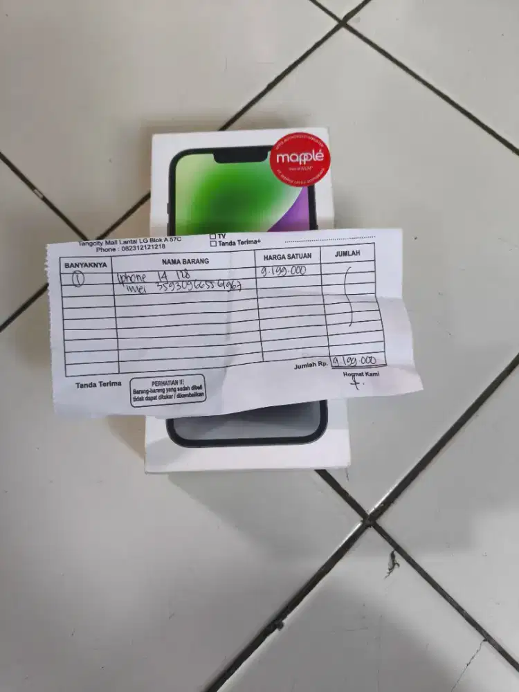 Iphone 14 128 segel greenpeel