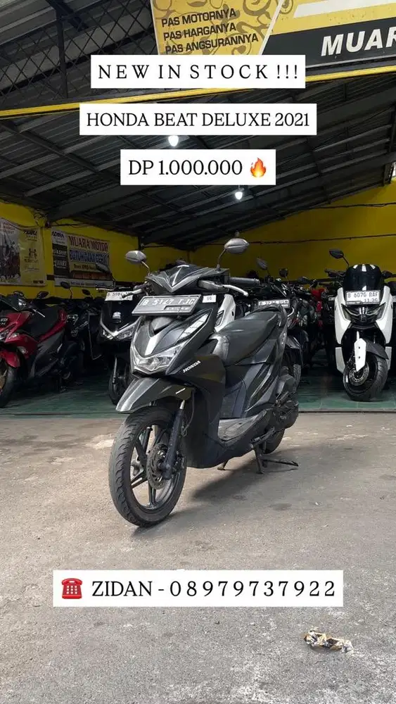 HONDA BEAT DELUXE 2021 SURAT2 KOMPLIT !!!