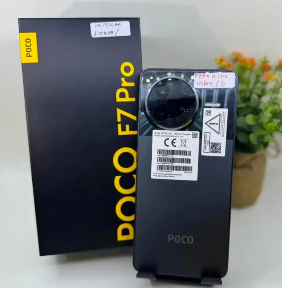 Second poco f7 pro 5g 12gb 512gb mulus lengkap