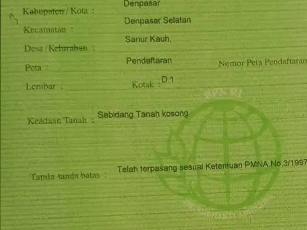 JUAL TANAH BAGUS SANUR