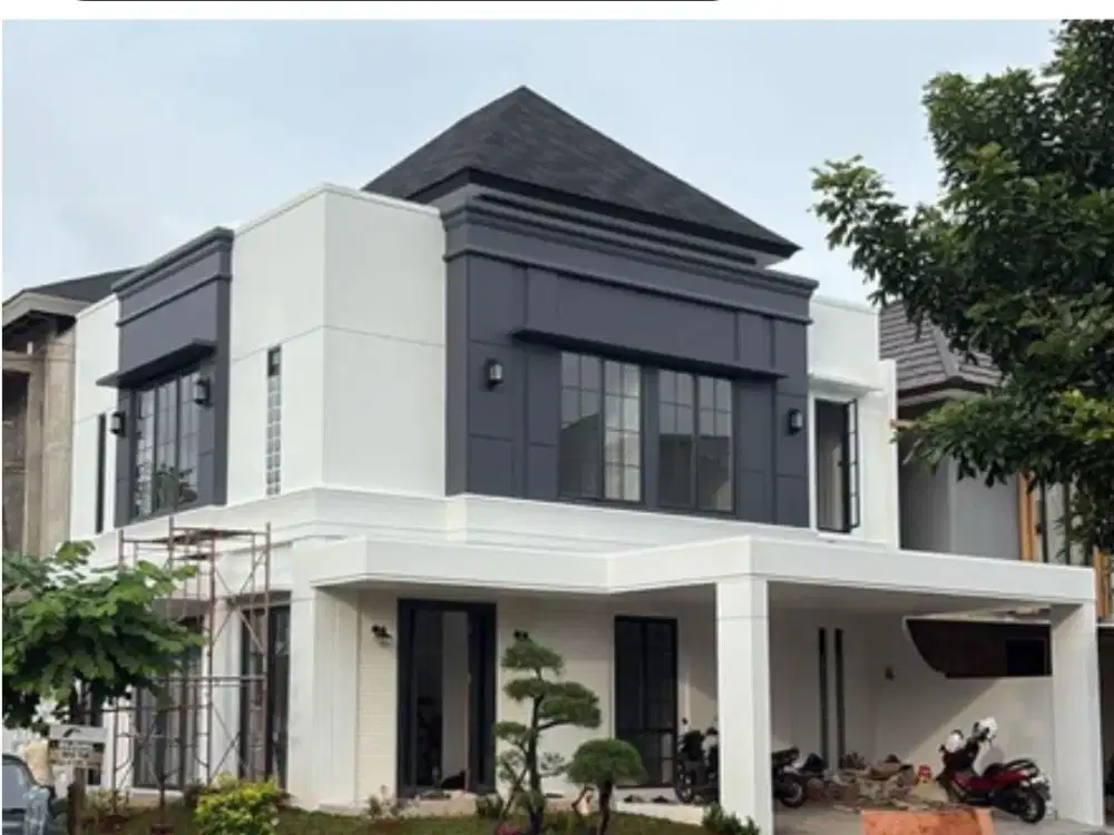 RUMAH KLASIK MODERN HOOK DI KIREINA PARK BSD 'HRB152'