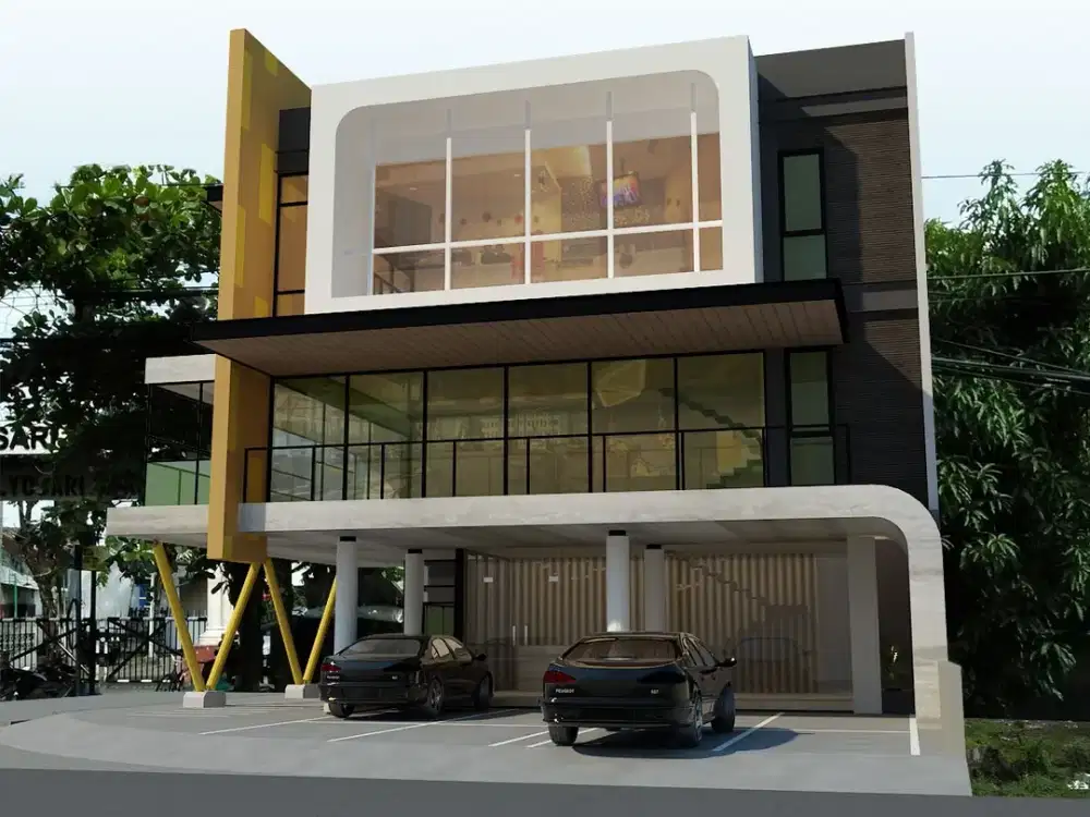 Dijual Luxury Building Semi Furnished, Strategis di Mulyosari, Sby