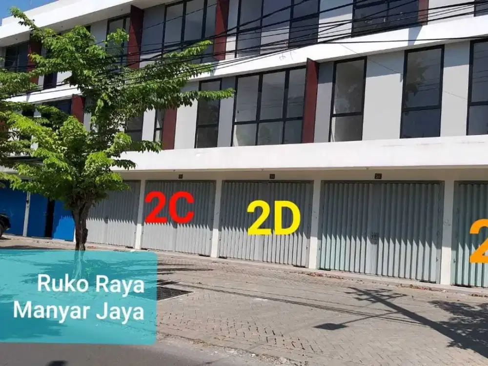 Dijual Ruko Baru 3 Lantai Raya Manyar Jaya Cocok Usaha