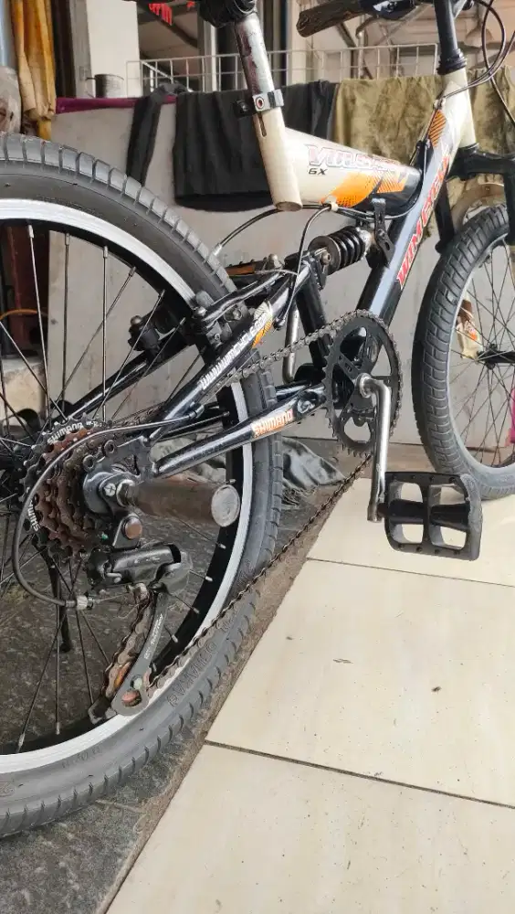 Sepeda anak MTB r 20 merk Wimcyele 6 speed semua normal layak pakai ya