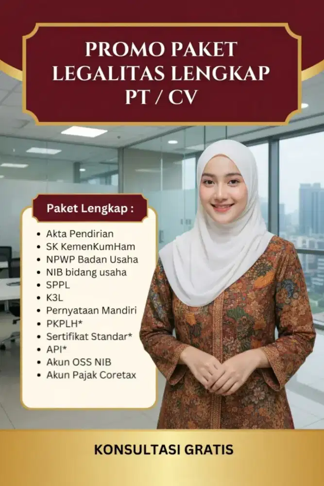 Perlengkapan Usaha Kantor PT