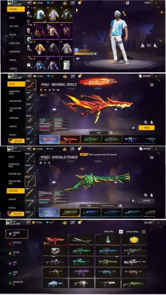 Jual akun ff aman dan amanah